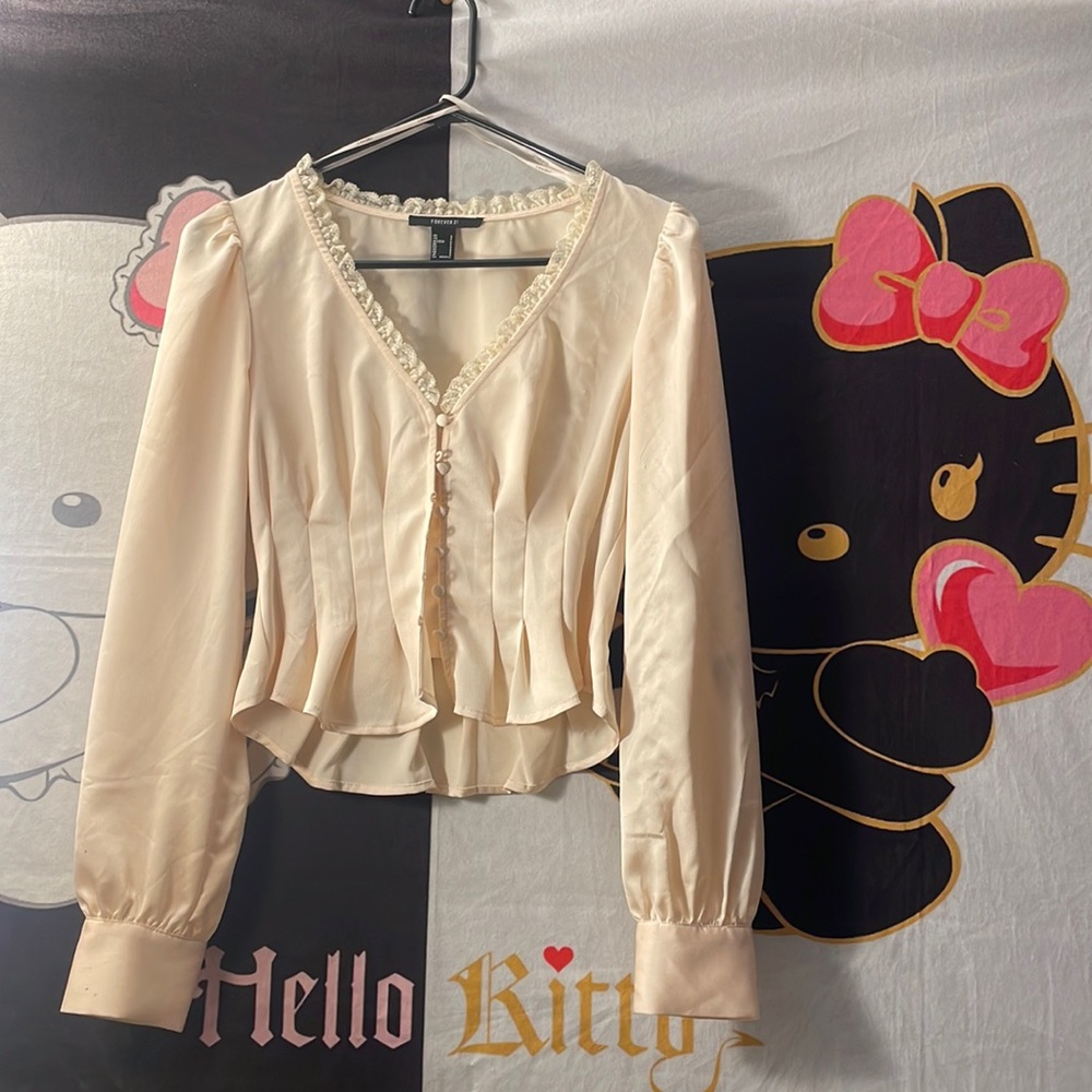 Forever 21 Fragile & Graceful Blouse